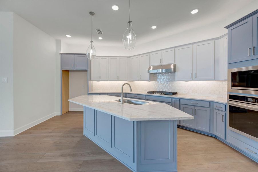 Furnished interior view inside a new home in Sienna - Grove Collection, Missouri City (Image 12).
