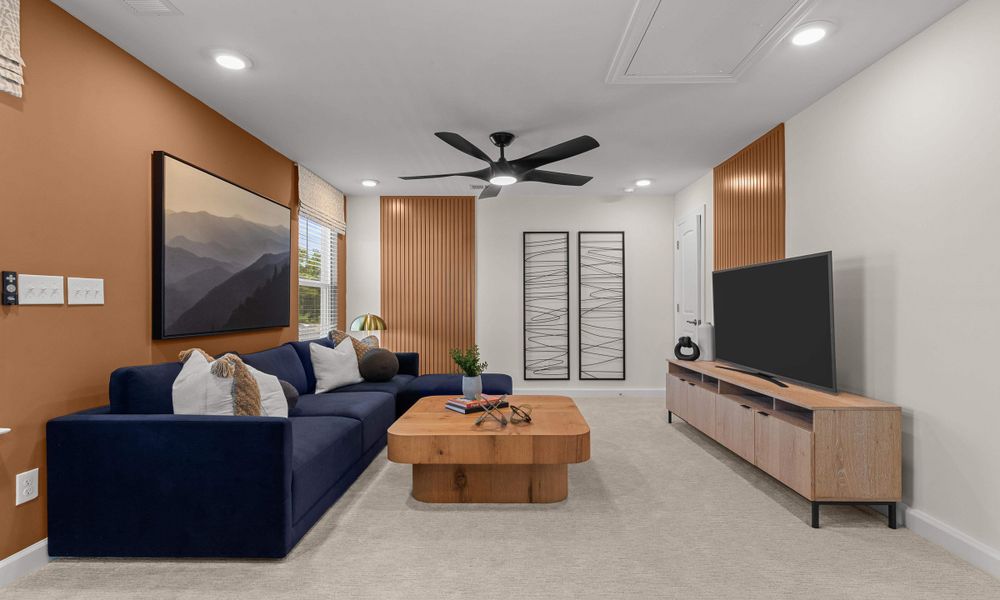Representative furnished interior of a home built from the The Hibiscus by Chesapeake Homes in Traditions at Carolina Forest, Myrtle Beach (Image 50).