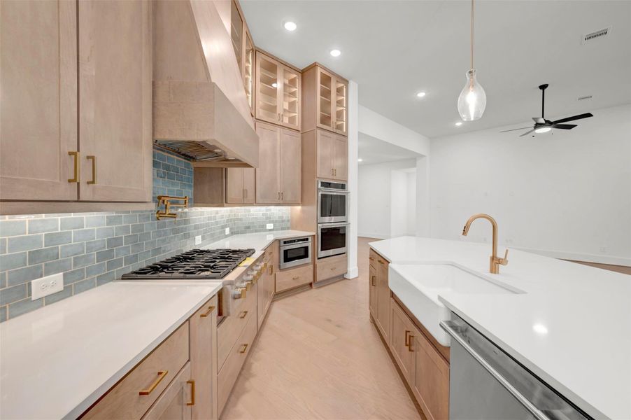 Furnished interior view inside a new home in The Woodlands Hills - Premier Collection, Willis (Image 14).