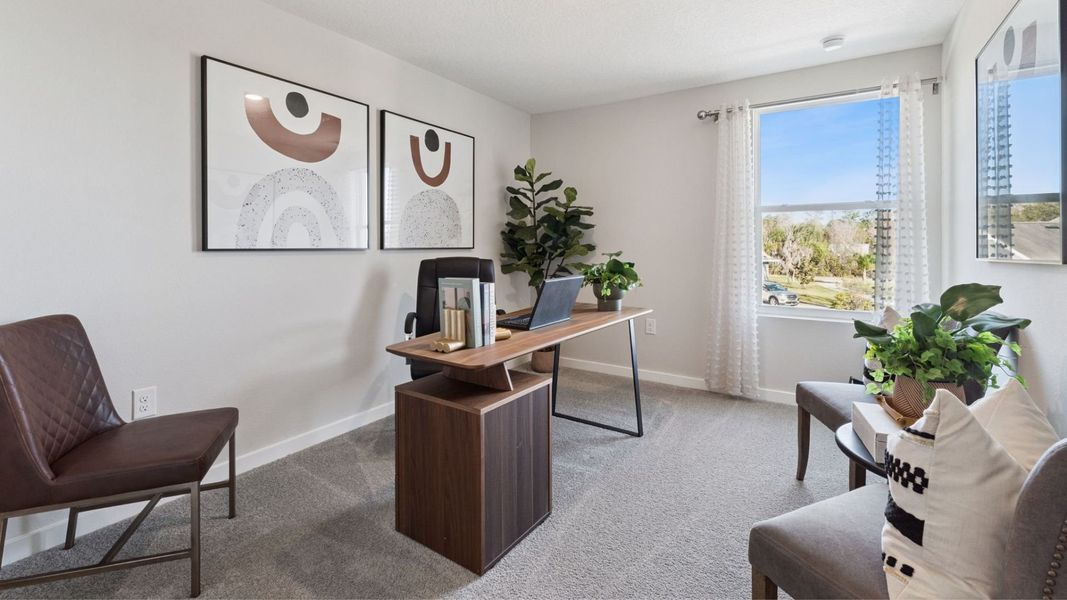 Furnished interior view inside a new home in Preston Cove, St. Cloud (Image 13).