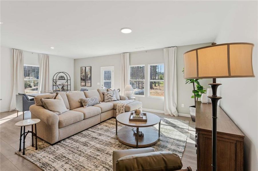 Furnished interior view inside a new home in , Dallas (Image 36).