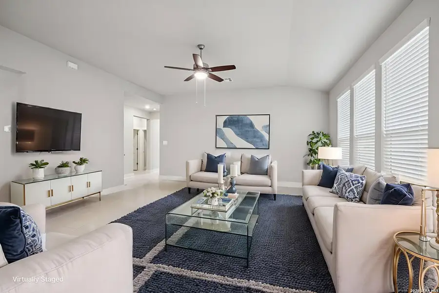 Furnished interior view inside a new home in Estancia Ranch - Premier Series, San Antonio (Image 8).