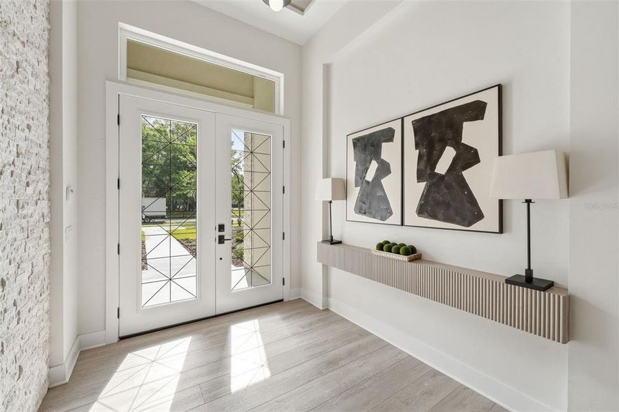 Furnished interior view inside a new home in , Archer (Image 29).