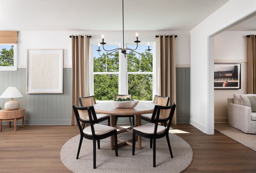 Representative furnished interior of a home built from the Canberra by Pulte Homes in Bradshaw Farms Reserve, Mount Juliet (Image 9). Representative furnished interior of a home built from the Canberra by Pulte Homes in Bradshaw Farms Reserve, Mount Juliet (Image 9).