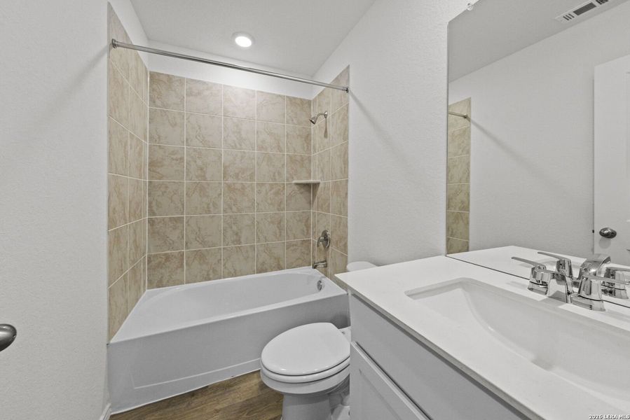 Furnished interior view inside a new home in Hickory Ridge, Elmendorf (Image 8).