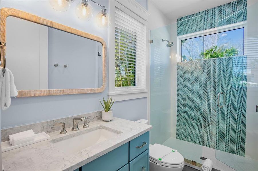 Furnished interior view inside a new home in , Sarasota (Image 45).