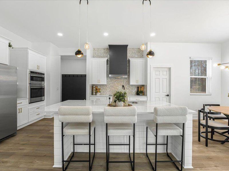 Furnished interior view inside a new home in , Dallas (Image 13).