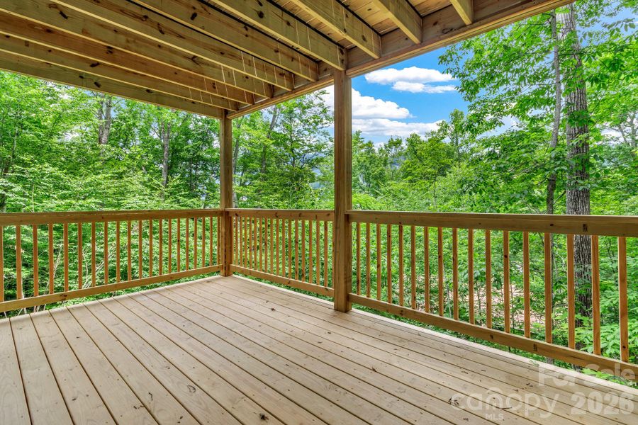 Exterior details and patio area of a home in , Maggie Valley (Image 29). Exterior details and patio area of a home in , Maggie Valley (Image 29).