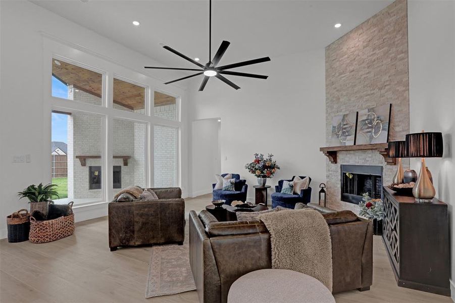 Furnished interior view inside a new home in , Caddo Mills (Image 10).