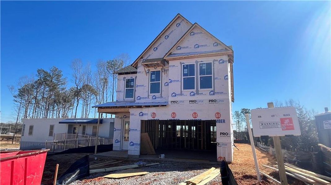 In-progress construction of a new home in , Canton, GA (Image 15).