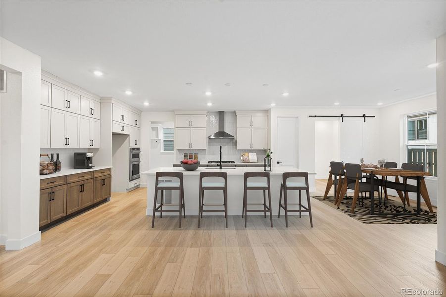 Furnished interior view inside a new home in Stargaze at Solstice, Littleton (Image 12).
