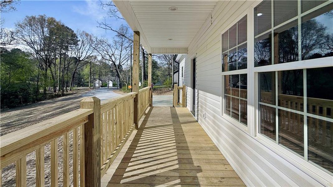 Exterior details and patio area of a home in , Calhoun (Image 20).