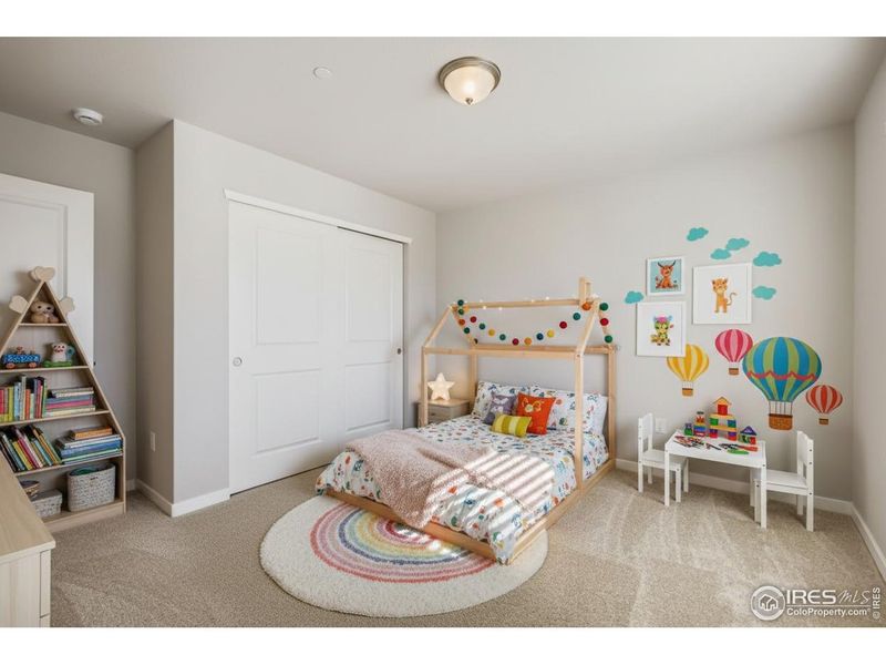 Furnished interior view inside a new home in , Fort Collins (Image 10). Furnished interior view inside a new home in , Fort Collins (Image 10).