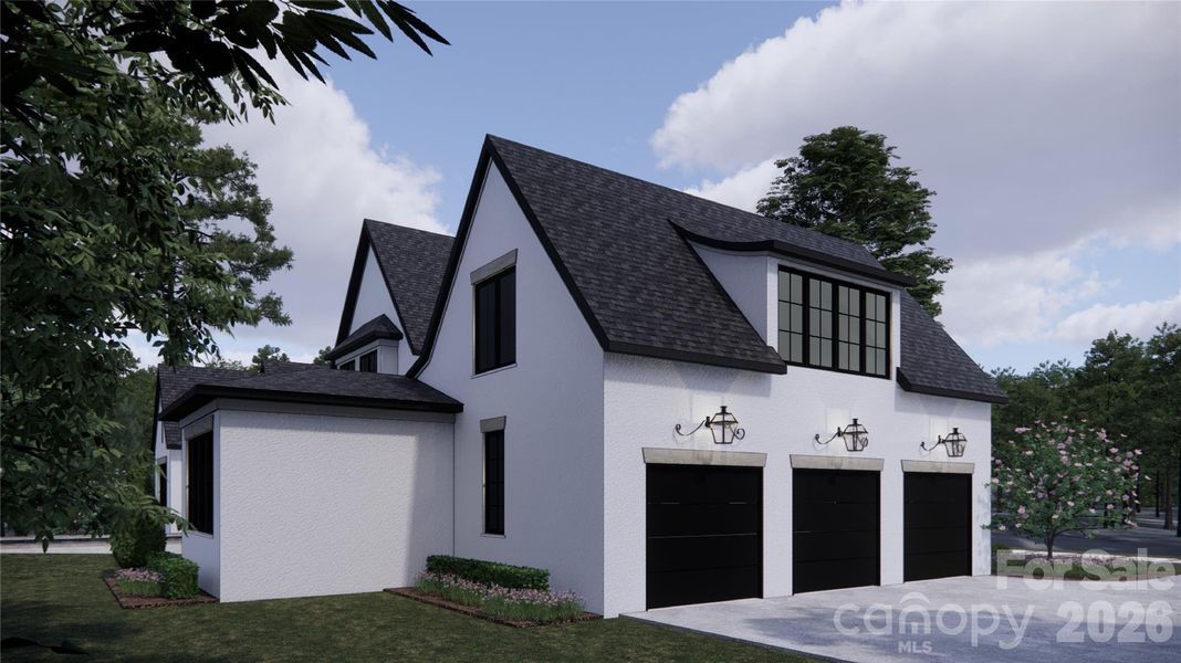 3 car garage Rendering for To Be Built him 3 car garage Rendering for To Be Built him