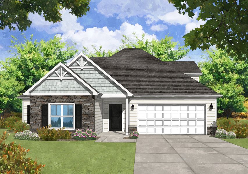 Representative rendering of the exterior for the Putnam by Center Park Homes (Image 23). Representative rendering of the exterior for the Putnam by Center Park Homes (Image 23).