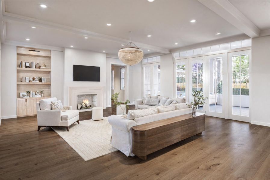 Furnished interior view inside a new home in , Mount Pleasant (Image 9).