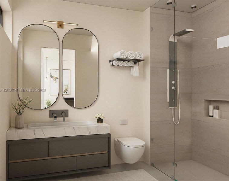 Furnished interior view inside a new home in , Fort Lauderdale (Image 14). Furnished interior view inside a new home in , Fort Lauderdale (Image 14).