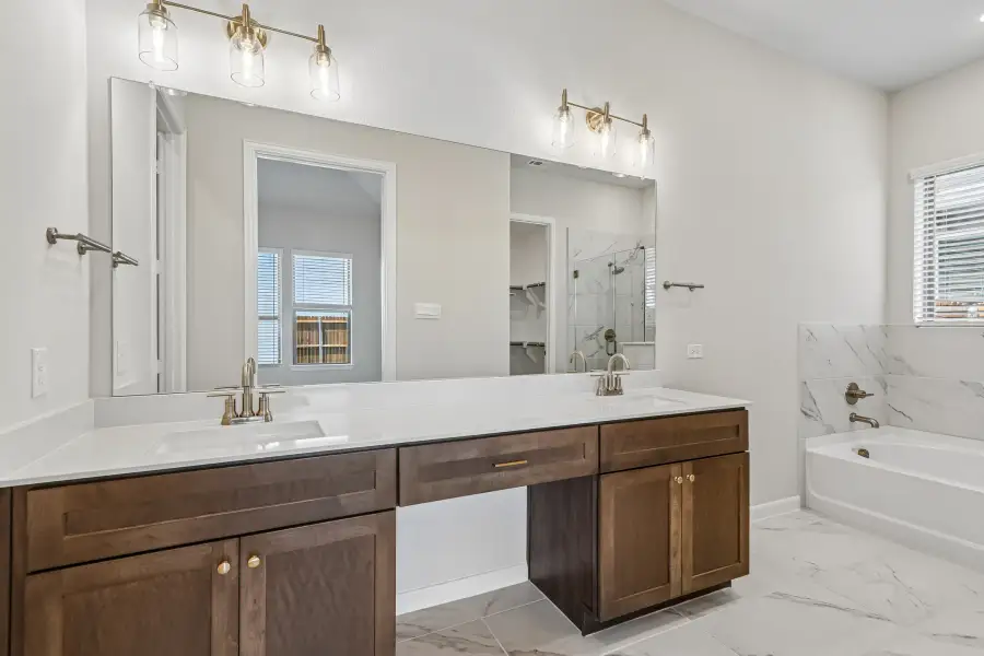 Furnished interior view inside a new home in Ribbonwood, Aubrey (Image 7).