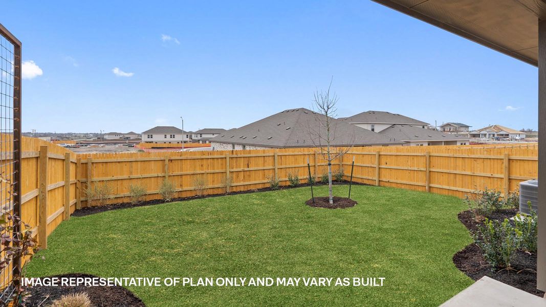Exterior details and patio area of a home in Palomino, Manor (Image 3).