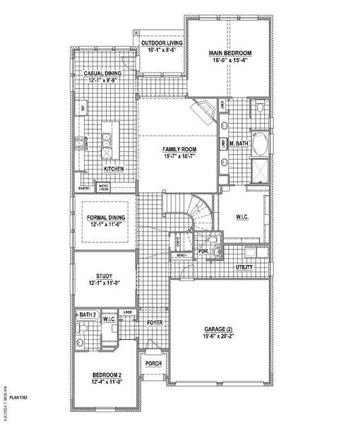 Plan 1163 1st Floor