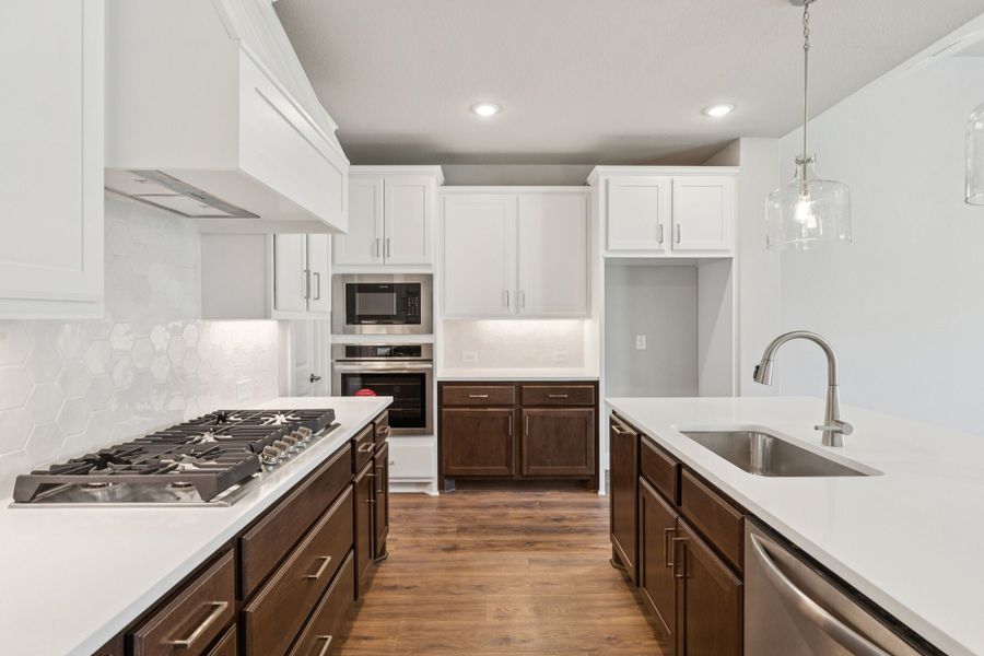 Furnished interior view inside a new home in Painted Tree Woodland West, McKinney (Image 9).
