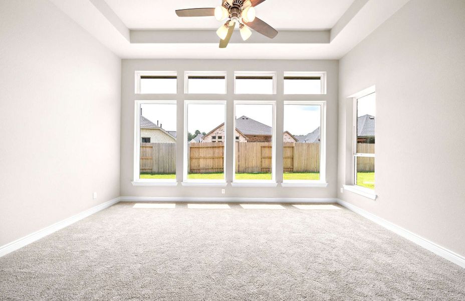 Spacious, unfurnished interior of a new home in Audubon 60′, Magnolia (Image 29).