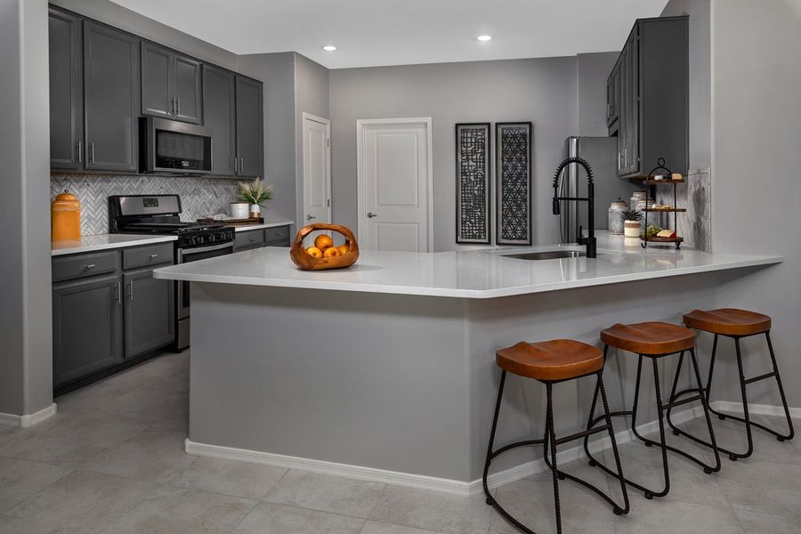 Representative furnished interior of a home built from the Plan 2212 by KB Home in Entrada Del Toro at Rancho Sahuarita, Sahuarita (Image 6).