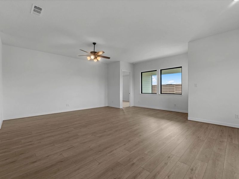 Spacious, unfurnished interior of a new home in Austin Point, Richmond (Image 16). Spacious, unfurnished interior of a new home in Austin Point, Richmond (Image 16).
