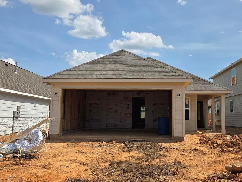 In-progress construction of a new home in River's Edge, Conroe, TX (Image 19).
