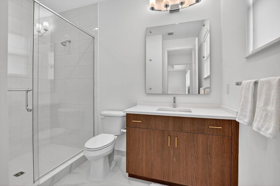 Furnished interior view inside a new home in , Boca Raton (Image 52).