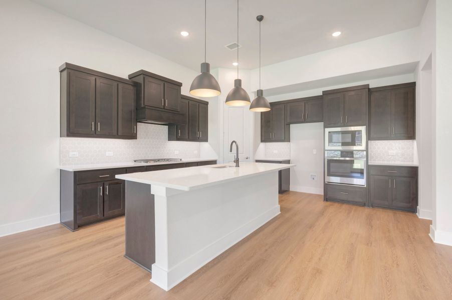 Furnished interior view inside a new home in View at the Reserve, Mansfield (Image 6).
