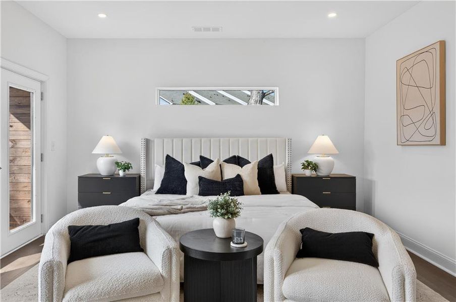 Furnished interior view inside a new home in , Buford (Image 15).