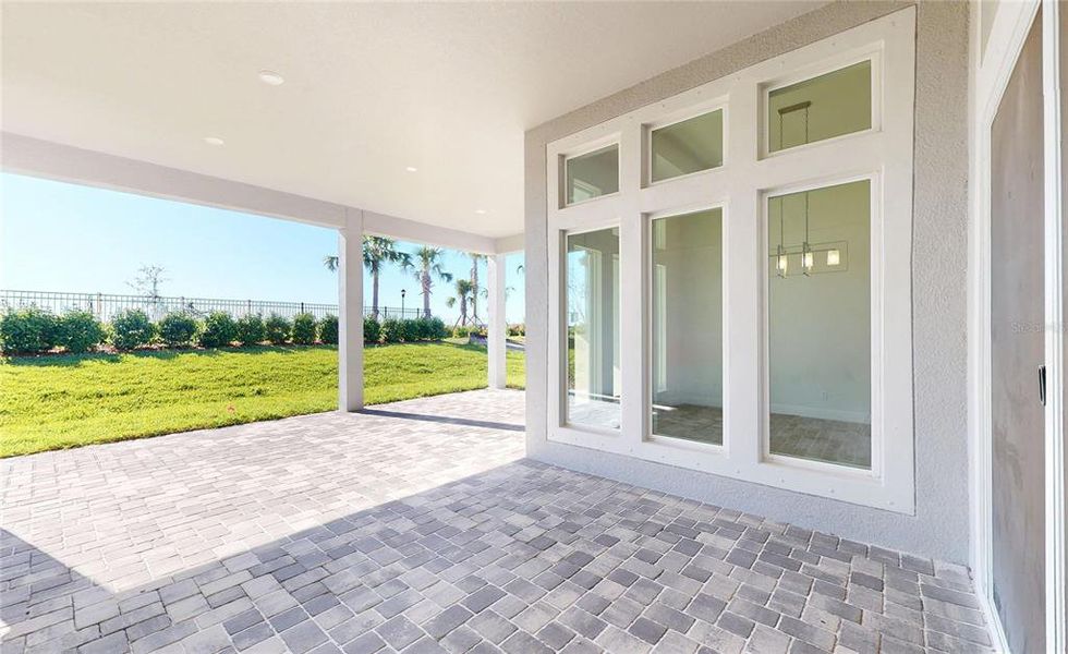 Exterior details and patio area of a home in Waterset, Apollo Beach (Image 3).