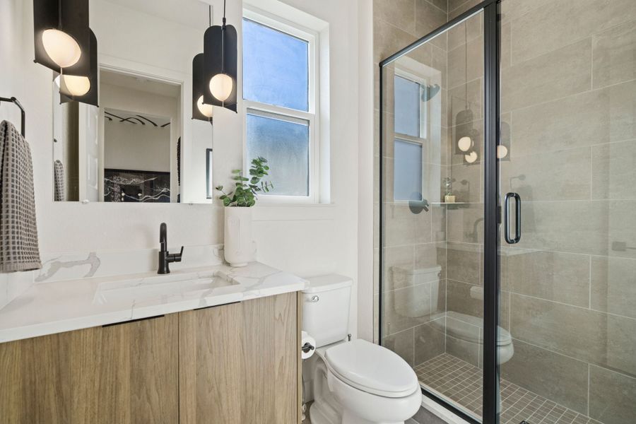 Representative furnished interior of a home built from the 4 by Trumark Homes in RainDance, Windsor (Image 30).