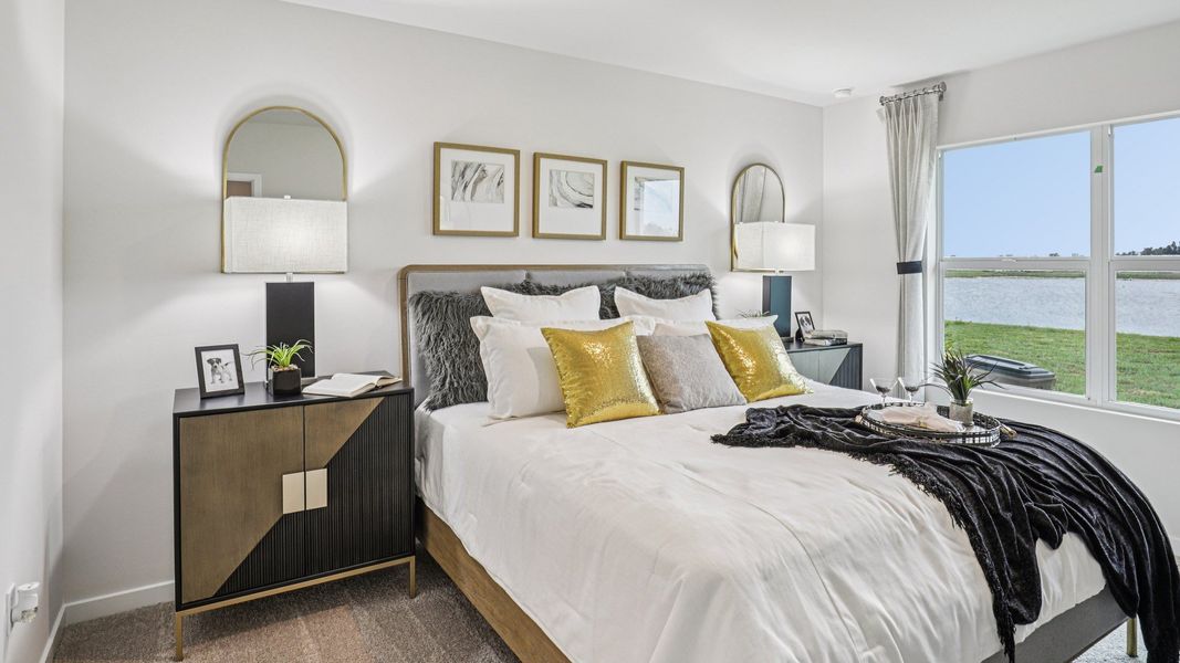 Furnished interior view inside a new home in Magnolia Landing Express, Fort Myers (Image 24).