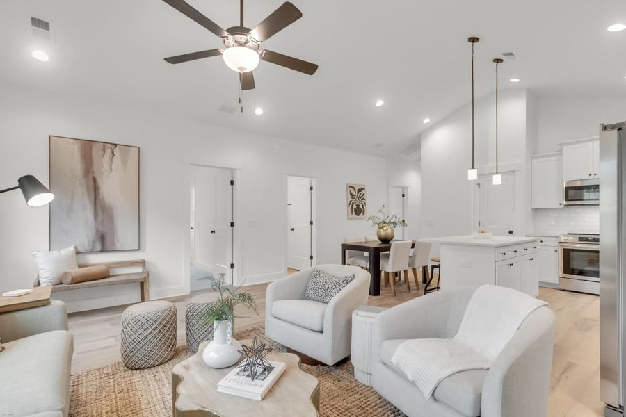 Furnished interior view inside a new home in , Charleston (Image 13). Furnished interior view inside a new home in , Charleston (Image 13).