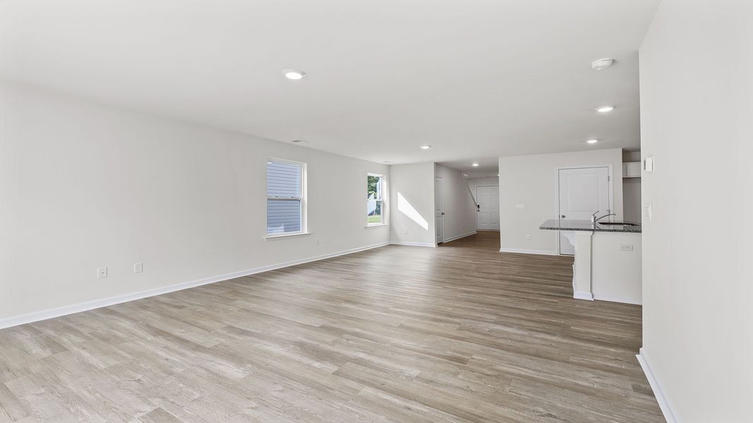 Spacious, unfurnished interior of a new home in Durbin Meadows, Fountain Inn (Image 16). Spacious, unfurnished interior of a new home in Durbin Meadows, Fountain Inn (Image 16).