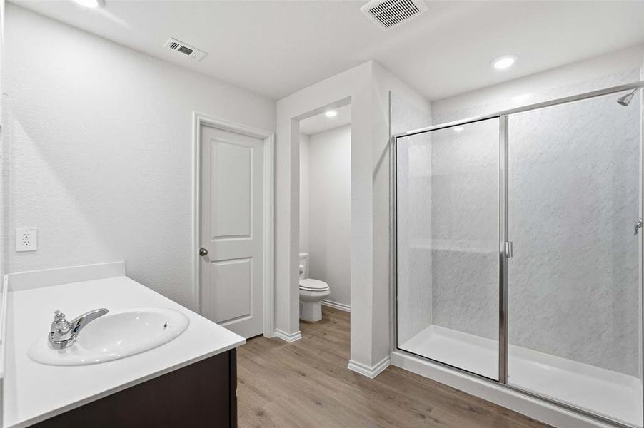 Furnished interior view inside a new home in , Princeton (Image 8).