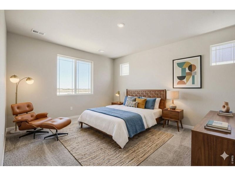 Furnished interior view inside a new home in Country Club Reserve, Fort Collins (Image 15).