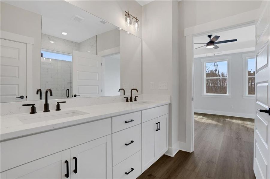 Furnished interior view inside a new home in Marble Tree, Ball Ground (Image 9).