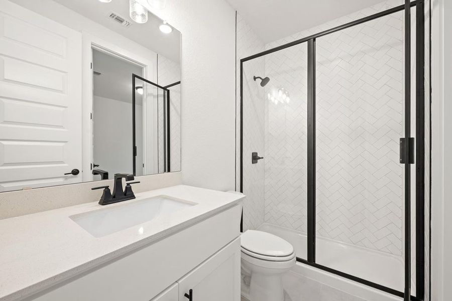 Furnished interior view inside a new home in Heritage, Dripping Springs (Image 15). Furnished interior view inside a new home in Heritage, Dripping Springs (Image 15).
