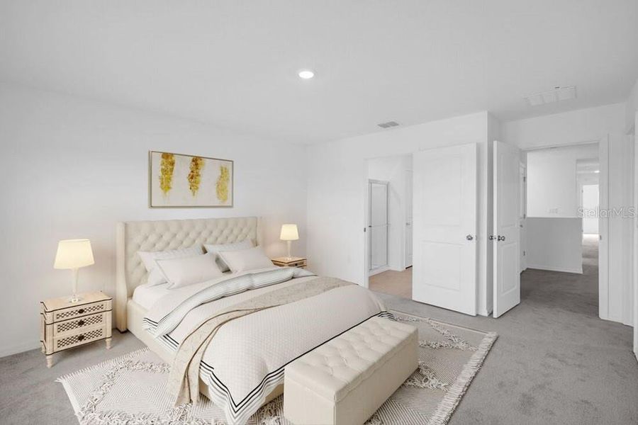Furnished interior view inside a new home in Waterstone, Groveland (Image 31).
