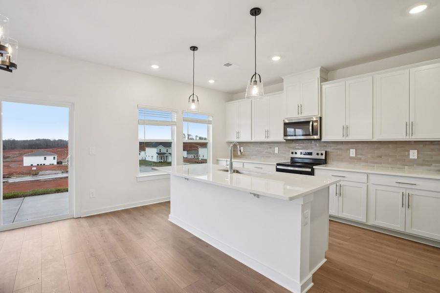 Furnished interior view inside a new home in River Ridge, Clarksville (Image 4).