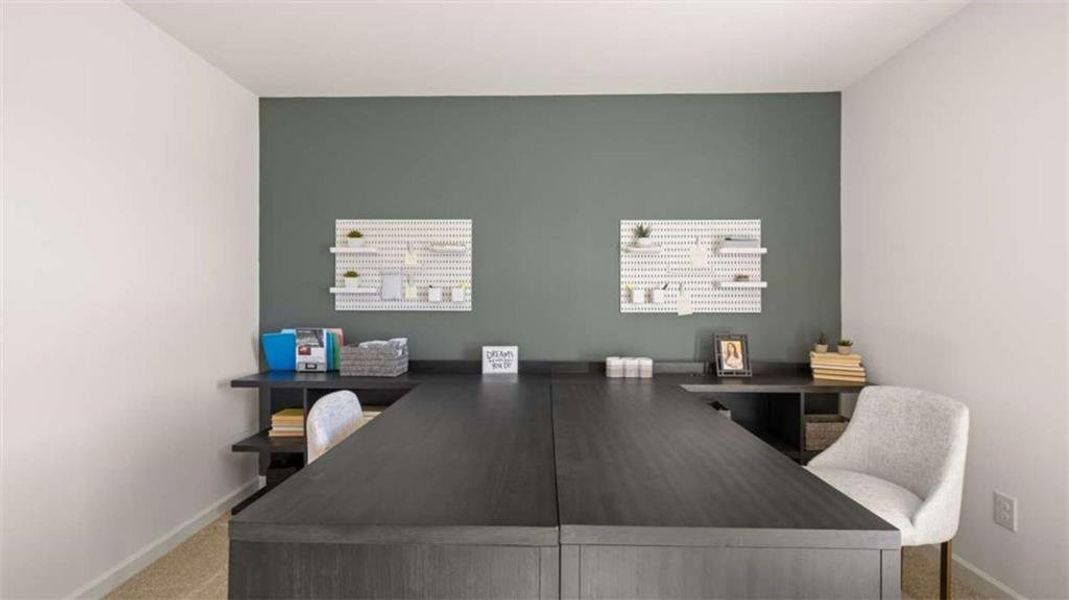 Furnished interior view inside a new home in Poplar Preserve, Newnan (Image 15).