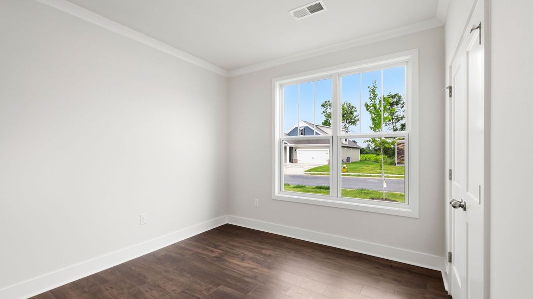Spacious, unfurnished interior of a new home in Reserve at Tap Root Farms, Fletcher (Image 14). Spacious, unfurnished interior of a new home in Reserve at Tap Root Farms, Fletcher (Image 14).