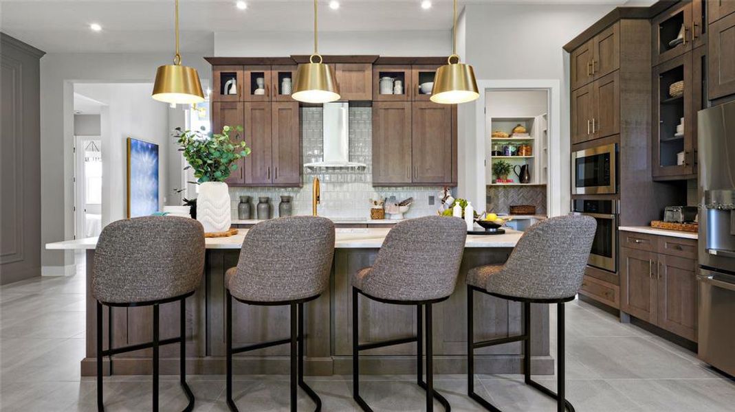 Furnished interior view inside a new home in The Reserve at Victoria, Deland (Image 10).