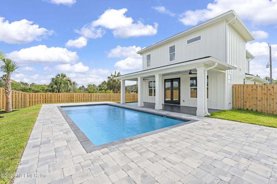 Exterior details and patio area of a home in , St. Augustine (Image 2). Exterior details and patio area of a home in , St. Augustine (Image 2).
