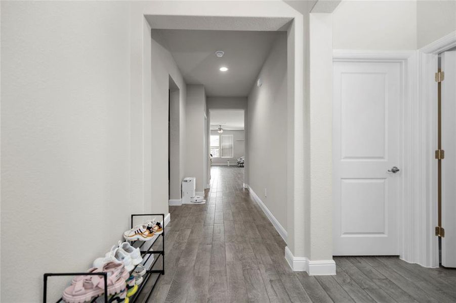 Furnished interior view inside a new home in Trails of Elizabeth Creek, Fort Worth (Image 24).