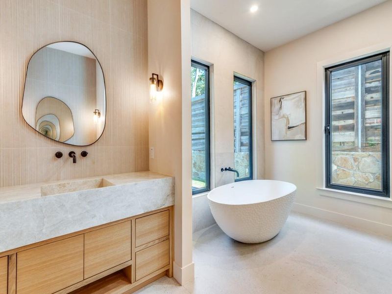 His and Hers Vanities in Primary Bath His and Hers Vanities in Primary Bath