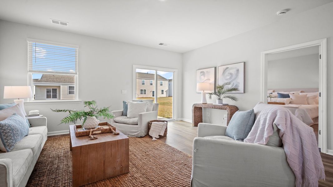 Furnished interior view inside a new home in The Retreat at East Argent, Ridgeland (Image 10).